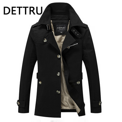 Oversized Trench Coat Ανδρικά WindBreaker Oversized Μασίφ καθαρό βαμβακερό Casual Ανδρικά ρούχα Pull Homme Outerwear Coats 5XL