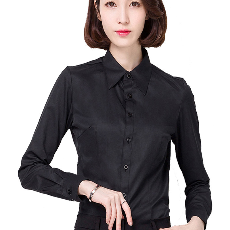 velike S-4XL čiste bluze s otvorenim ovratnikom, ležerne ulične ženske modne košulje Feminino pamučne bijele nove ženske dugih rukava