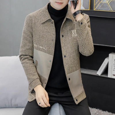 Nova muška jakna Jakna na preklop Muška vjetrovka Slim Fit Ležerna jesensko proljeće Muška jakna Gornji dio jakne za spajanje