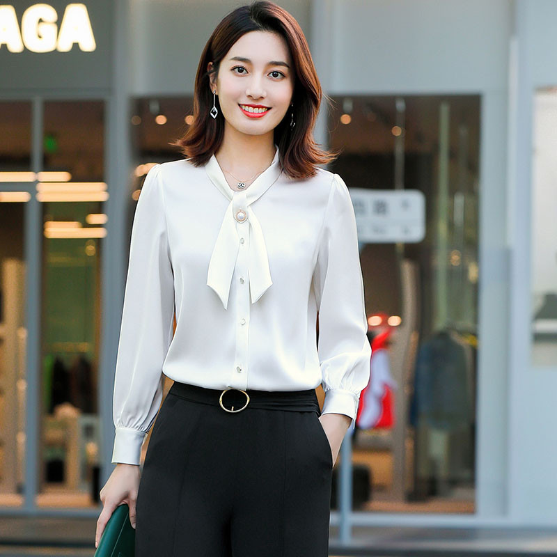 „Lenshin“ laisvi aukštos kokybės kaklaraištis marškinėliai, pralaidūs orui, minkšta apykakle, palaidinė, moteriška, laisvalaikio stiliaus moteriški viršutiniai drabužiai