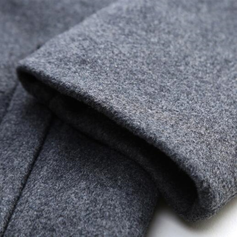 2023 m. Vyriški drabužiai Madingi paltai Storas vyriškas vilnonis švarkas Vidutinio ilgio paltas žieminis šiltas paltas Vyriški drabužiai S-5XL