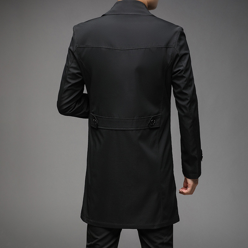 Νέα ανδρική καμπαρντίνα 8XL Plus Size Windbreak Solid Business Casual Μπουφάν Ανδρικά Ρούχα Ανεμοπαλτό Υπερμεγέθη Trench Homme BF8907