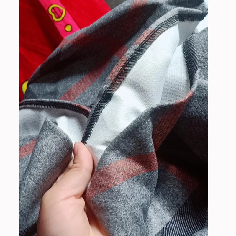 Elegantne karirane duge suknje od tvida velike veličine za žene Jesen Zima Elastična suknja visokog struka A kroja Ležerne široke suknje Ulična odjeća