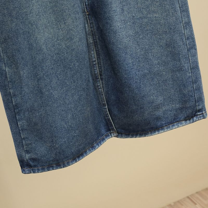 Fusta de blugi cu talie înaltă, în stil coreean, pentru femei, 4xl 5xl, ocazional, epocă, primăvară, vară, cu blugi, fustă Y2k Harajuku.