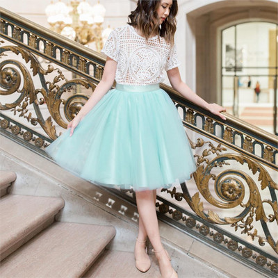 Χειμερινά Tutu Girls Princess Fluffy Pleated Plus Size Ροζ γυναικείες φούστες Jupe Femme Faldas Rokken Custom Tulle