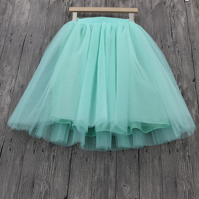 Χειμερινά Tutu Girls Princess Fluffy Pleated Plus Size Ροζ γυναικείες φούστες Jupe Femme Faldas Rokken Custom Tulle