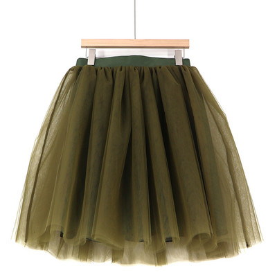 Χειμερινά Tutu Girls Princess Fluffy Pleated Plus Size Ροζ γυναικείες φούστες Jupe Femme Faldas Rokken Custom Tulle