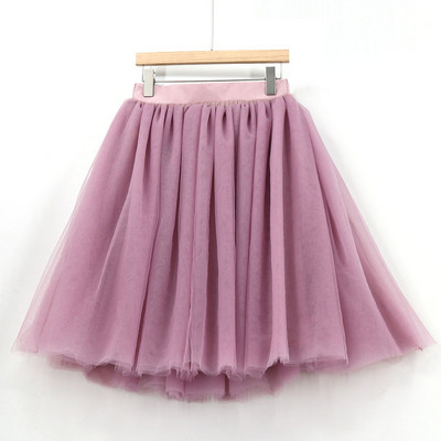 Χειμερινά Tutu Girls Princess Fluffy Pleated Plus Size Ροζ γυναικείες φούστες Jupe Femme Faldas Rokken Custom Tulle