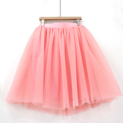Χειμερινά Tutu Girls Princess Fluffy Pleated Plus Size Ροζ γυναικείες φούστες Jupe Femme Faldas Rokken Custom Tulle