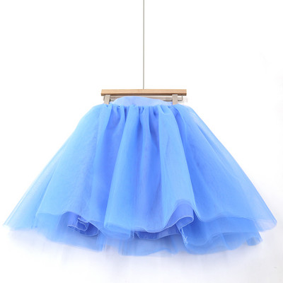 Χειμερινά Tutu Girls Princess Fluffy Pleated Plus Size Ροζ γυναικείες φούστες Jupe Femme Faldas Rokken Custom Tulle