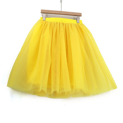 Χειμερινά Tutu Girls Princess Fluffy Pleated Plus Size Ροζ γυναικείες φούστες Jupe Femme Faldas Rokken Custom Tulle