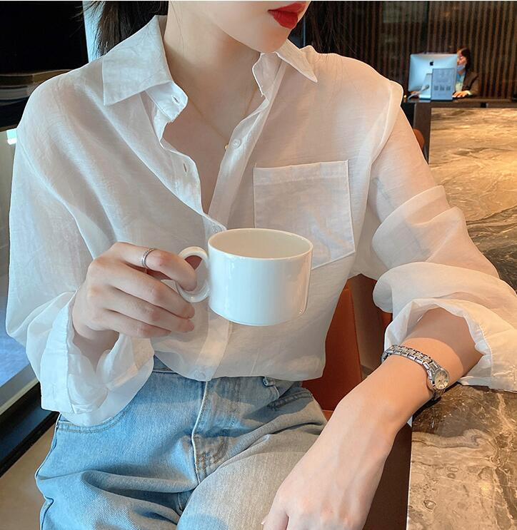 Femei Subțire Casual Vară Protecție Soare Haine Femei Cardigan Cămașă Îmbrăcăminte Topuri Bluză Pentru Femei Acoperă Blusa