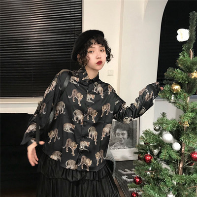 Bluză cu mânecă scurtă pentru femei, cu imprimeu desenat de modă, ocazional, cămăși Ulzzang cu mânecă scurtă, Topuri pentru femei, Bluse XZ698