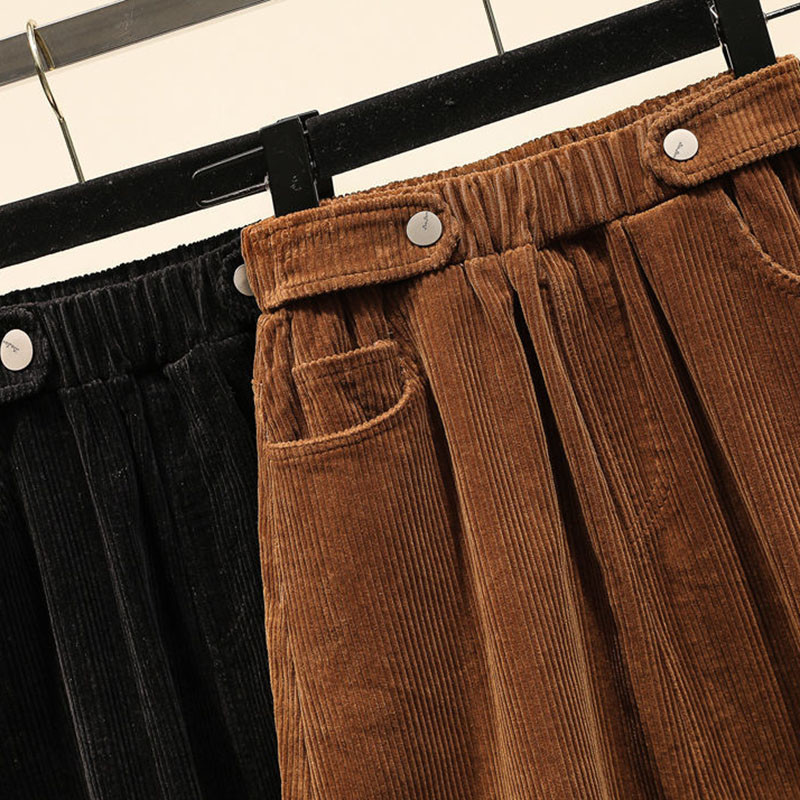 Plus veličina 5XL Ženska suknja od samta Vintage Harajuku duga suknja A-kroja Ženske jesensko-zimske smeđe suknje visokog struka