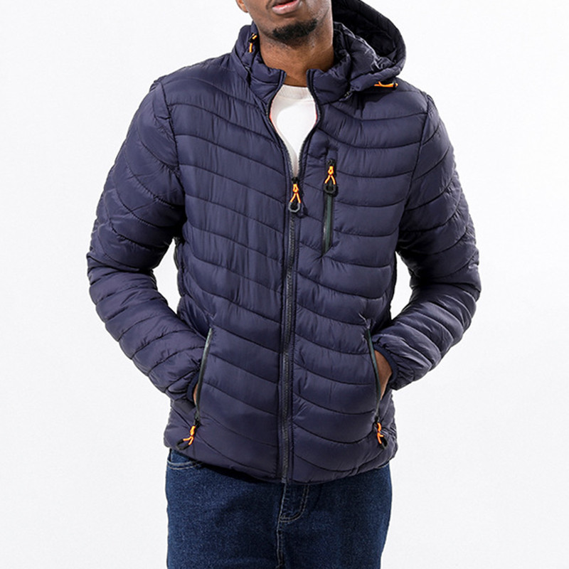 Χειμερινά αντιανεμικά μπουφάν Parka Ανδρικά ελαφριά ζεστά ενδύματα Μάρκα χαλαρά ανδρικά παλτά Casual Windbreaker καπιτονέ μπουφάν Ανδρικά M-6XL