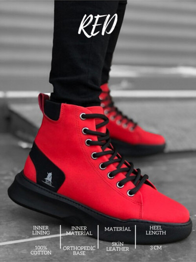 BOA Pantofi cu șireturi, alb de iarnă, cu jumătate de cizmă, cu fundul înalt, Cizme pentru bărbați, Cizme de ploaie, ocazional, Respirabil