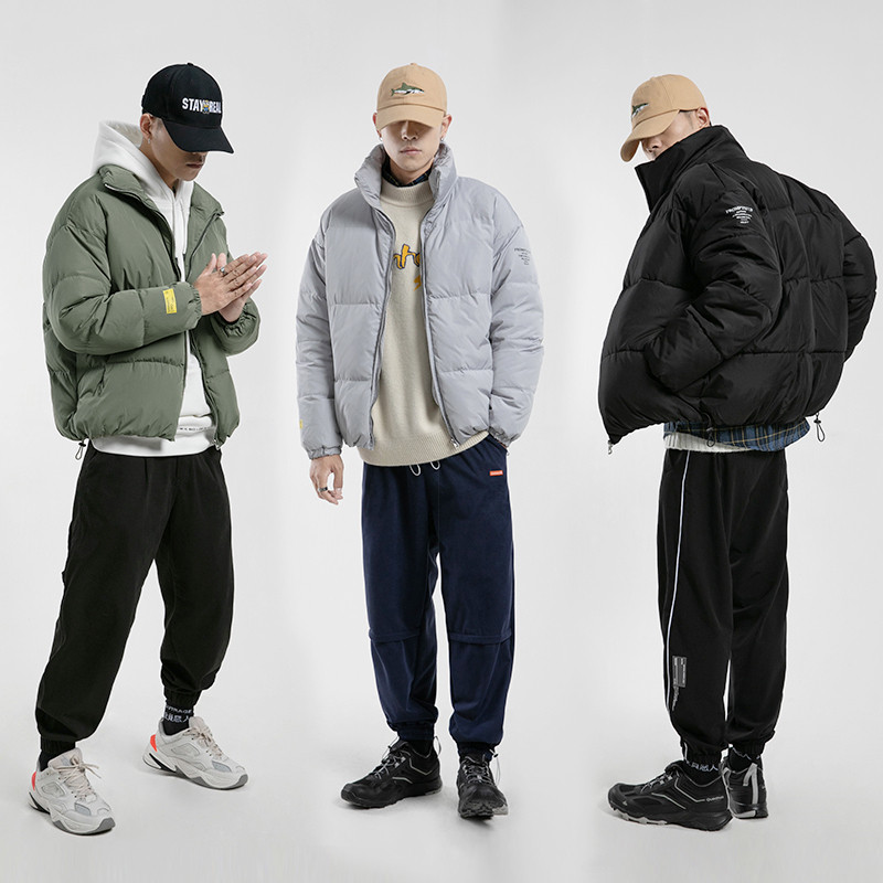 Ζεστό χειμωνιάτικο μπουφάν 2023 Ανδρικά ρούχα Streetwear Μόδα Parka Ανδρικά αντιανεμικό γιακά με χοντρή βάση Χειμερινό παλτό για γυναίκες Dropshipping
