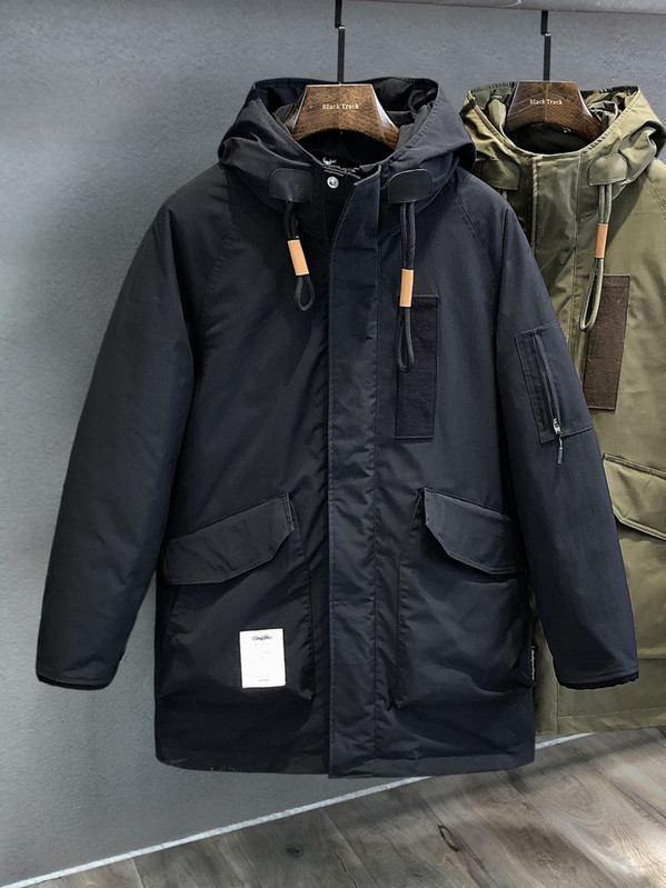 Vojna zelena Cargo donja jakna Srednje duga zimska zadebljana termo jakna Vanjska topla skijaška parka Kamp treking odijelo za nevrijeme