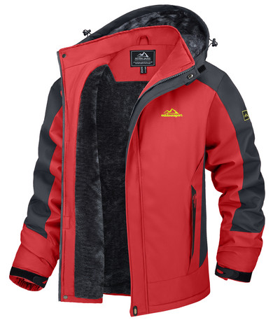 TACVASEN Winter Thicken Fleece Jackets Ανδρικά αδιάβροχα παλτά σκι πεζοπορίας Mountain Trekking Ανεμοδαρμένα ρούχα για άντρες εξωτερικού χώρου