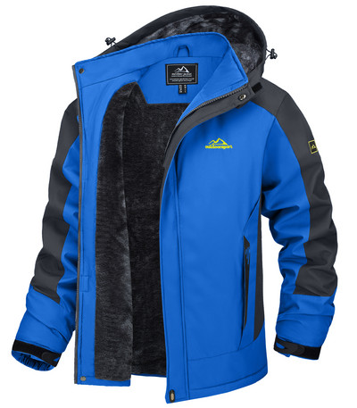 TACVASEN Winter Thicken Fleece Jackets Ανδρικά αδιάβροχα παλτά σκι πεζοπορίας Mountain Trekking Ανεμοδαρμένα ρούχα για άντρες εξωτερικού χώρου