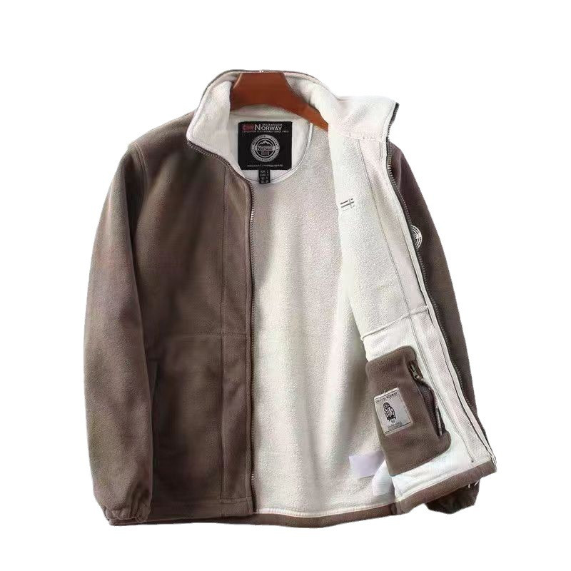 Parka Polartec pentru bărbați de iarnă Îmbrăcăminte casual pentru bărbați Jachete de vânt din catifea groasă Jachete din lână pentru bărbați Jachete matlasate calde Îmbrăcăminte