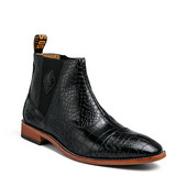 Muške plave Chelsea čizme, kratke gležnjače, retro ležerne kožne čizme, starinske srednje veličine