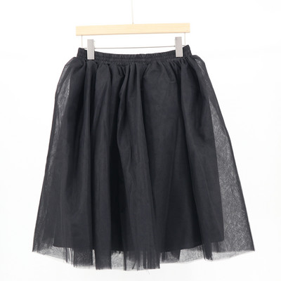 Γυναικείες Lolita Petticoat falda Mujer saia jupe Μυστική μόδα Μπεζ φούστα τούλι Vintage πλισέ φούστες Προσαρμοσμένο 7 Layer Plus μέγεθος