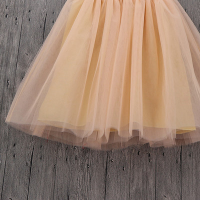 Γυναικείες Lolita Petticoat falda Mujer saia jupe Μυστική μόδα Μπεζ φούστα τούλι Vintage πλισέ φούστες Προσαρμοσμένο 7 Layer Plus μέγεθος