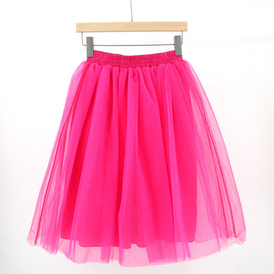 Γυναικείες Lolita Petticoat falda Mujer saia jupe Μυστική μόδα Μπεζ φούστα τούλι Vintage πλισέ φούστες Προσαρμοσμένο 7 Layer Plus μέγεθος