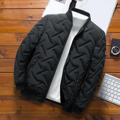 Μοντέρνα ανδρικά outwear Ανδρικά χρώματα μπουφάν που ταιριάζουν με χαλαρή εφαρμογή Ψυχρή παλτό με φερμουάρ