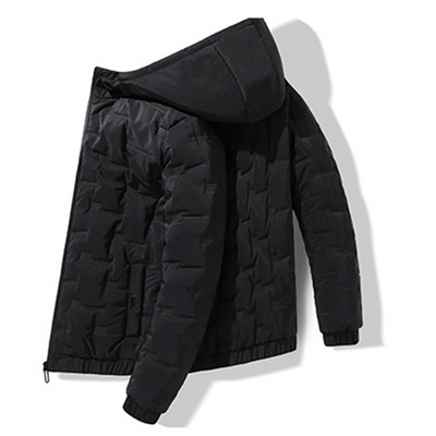 Μοντέρνα ανδρικά outwear Ανδρικά χρώματα μπουφάν που ταιριάζουν με χαλαρή εφαρμογή Ψυχρή παλτό με φερμουάρ