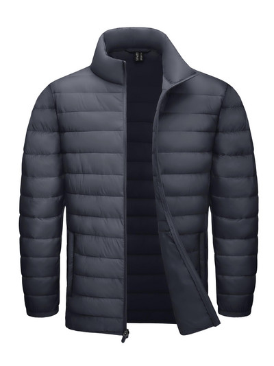 TACVASEN Stand Collar Ελαφρύ τζάκετ Ανδρικό καπιτονέ τζάκετ Αδιάβροχο Ripstop Down Μονωτικά αντιανεμικά παλτά