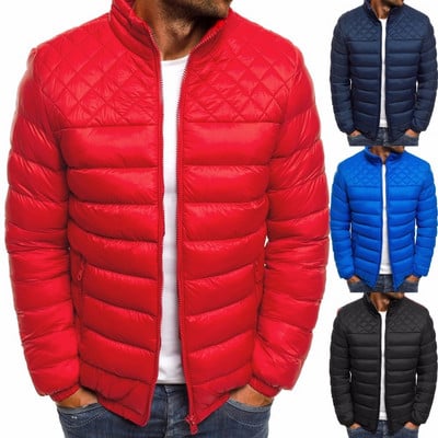 ZOGAA 4 Colors Plus Size S-3XL Ανδρικό παλτό από βαμβακερό φθινόπωρο και χειμώνα