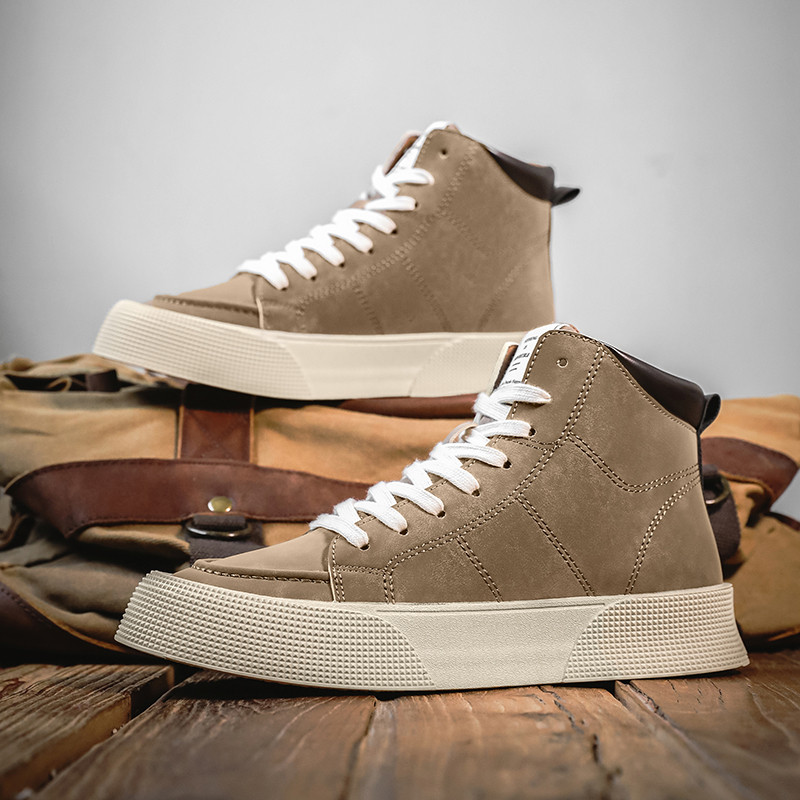 2022 m. Vyriški sportbačiai Pavasariniai laisvalaikio vulkanizuoti batai Lauko lengvi suvarstomi vyriški batai storu dugnu Madingi vyriški tenisas zapatillas