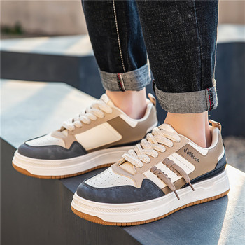 Νέα Vulcanized παπούτσια Casual παπούτσια Colorblock Side Laces Trend Ευέλικτα παπούτσια τένις Trend Ανδρικά παπούτσια πλατφόρμας Zapatillas