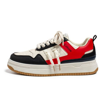 Νέα Vulcanized παπούτσια Casual παπούτσια Colorblock Side Laces Trend Ευέλικτα παπούτσια τένις Trend Ανδρικά παπούτσια πλατφόρμας Zapatillas