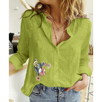 Μόδα Ρούχα Tees Ανοιξιάτικα Κομψά Streetwear Φθινοπωρινά γυναικεία ρούχα πουκάμισα για γυναίκες Κορυφαία μπλουζάκια Βαμβακερά λινό Casual Bastet Νέο