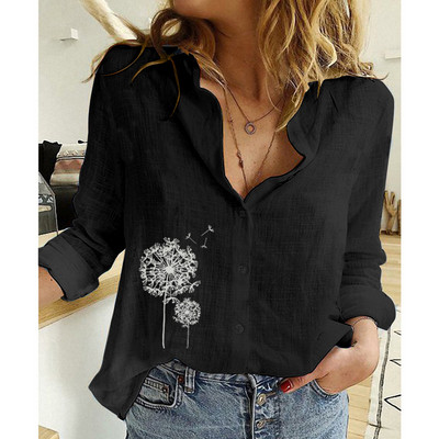 Μόδα Ρούχα Tees Ανοιξιάτικα Κομψά Streetwear Φθινοπωρινά γυναικεία ρούχα πουκάμισα για γυναίκες Κορυφαία μπλουζάκια Βαμβακερά λινό Casual Bastet Νέο