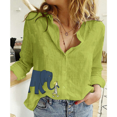 Μόδα Ρούχα Tees Ανοιξιάτικα Κομψά Streetwear Φθινοπωρινά γυναικεία ρούχα πουκάμισα για γυναίκες Κορυφαία μπλουζάκια Βαμβακερά λινό Casual Bastet Νέο