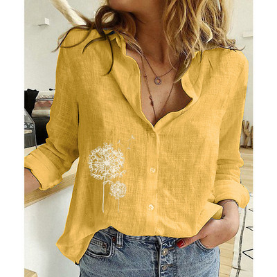 Μόδα Ρούχα Tees Ανοιξιάτικα Κομψά Streetwear Φθινοπωρινά γυναικεία ρούχα πουκάμισα για γυναίκες Κορυφαία μπλουζάκια Βαμβακερά λινό Casual Bastet Νέο