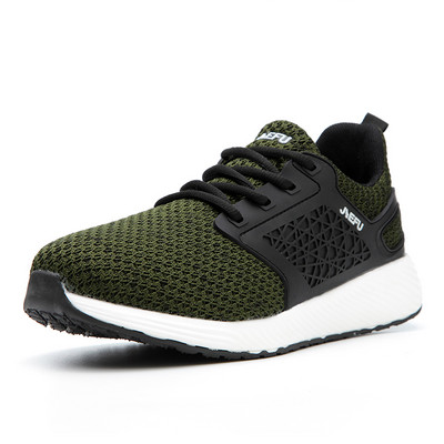 Lengvi apsauginiai batai Vyriški unisex darbo treniruokliai Moteriški plieniniai pirštai, neslystantys vientisos spalvos kvėpuojantys konstrukciniai vyriški sportbačiai