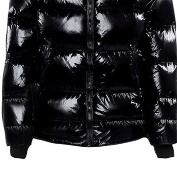 Fashion Black Parka Plus Size 5XL Ανδρικό μπουφάν 2023 με κουκούλα χειμωνιάτικο παλτό ανδρικό γυαλιστερό αντιανεμικό ζεστά ρούχα Streetwear