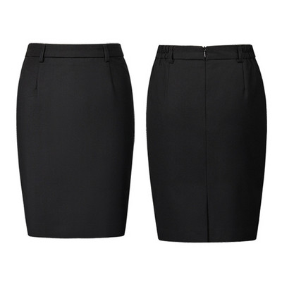 Costum profesional pentru dama Fusta subțire Pachet șold Business Talie elastică Îmbrăcăminte de lucru Fusta scurtă Plus Size S-6XL