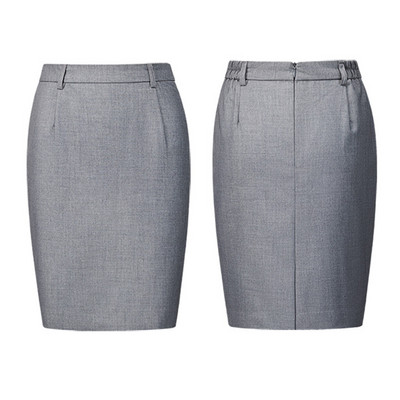 Costum profesional pentru dama Fusta subțire Pachet șold Business Talie elastică Îmbrăcăminte de lucru Fusta scurtă Plus Size S-6XL