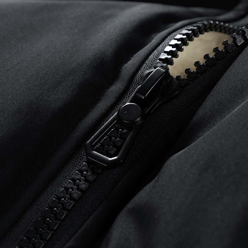 Jesen Zima Topla muška jakna od flisa Modna jednobojna jakna s podstavom od debljeg pamuka Samostojeći ovratnik Ležerni kaput otporan na vjetar, velika veličina 8XL