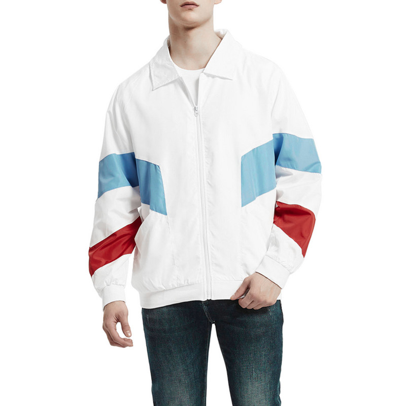 Muške lagane jakne Jesenske ležerne labave šavove s kapuljačom otporne na vjetar prozračno letačko odijelo preveliki vanjski kaput muške majice