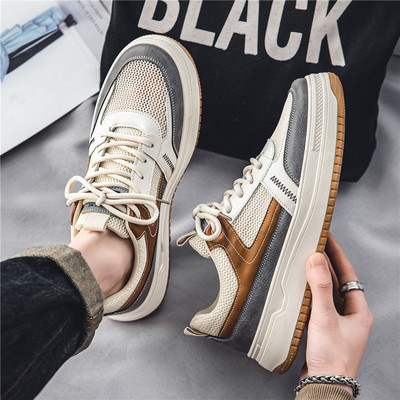 Ανδρικά καλοκαιρινά παπούτσια Causal Zapatillas Hombre Flats για αγόρια που αναπνέουν Ελαφρύ βουλκανισμένο φλατ καμβά A59-67