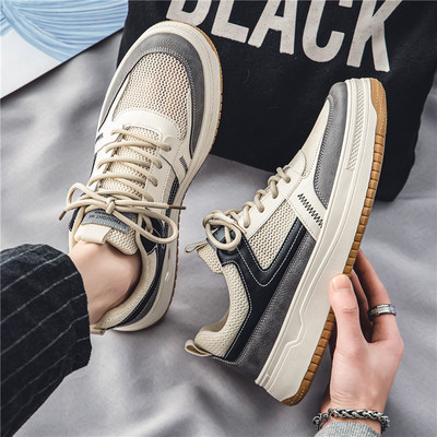 Ανδρικά καλοκαιρινά παπούτσια Causal Zapatillas Hombre Flats για αγόρια που αναπνέουν Ελαφρύ βουλκανισμένο φλατ καμβά A59-67