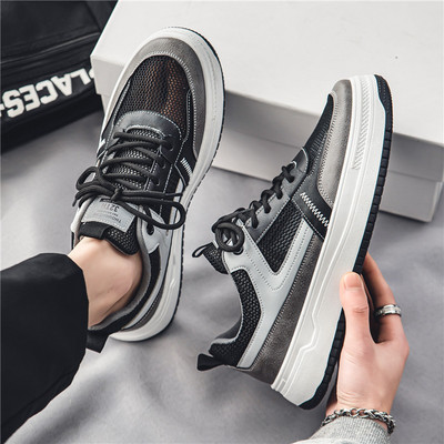 Ανδρικά καλοκαιρινά παπούτσια Causal Zapatillas Hombre Flats για αγόρια που αναπνέουν Ελαφρύ βουλκανισμένο φλατ καμβά A59-67