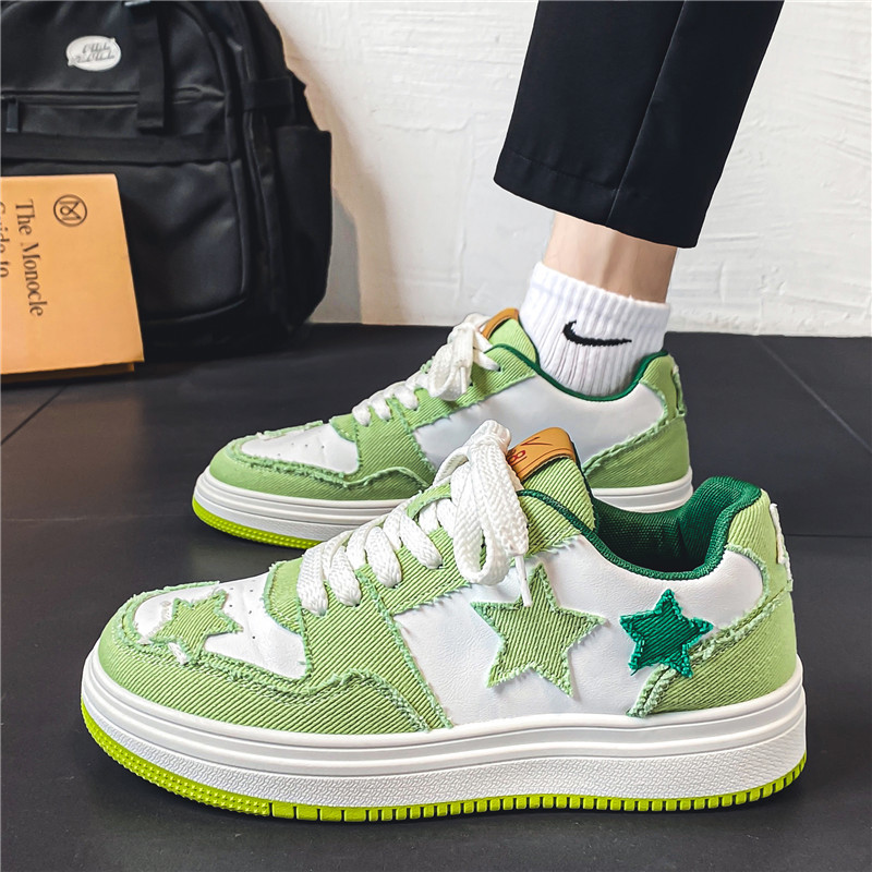 Jesenné nové pánske módne hviezdne tenisky ležérne športové topánky